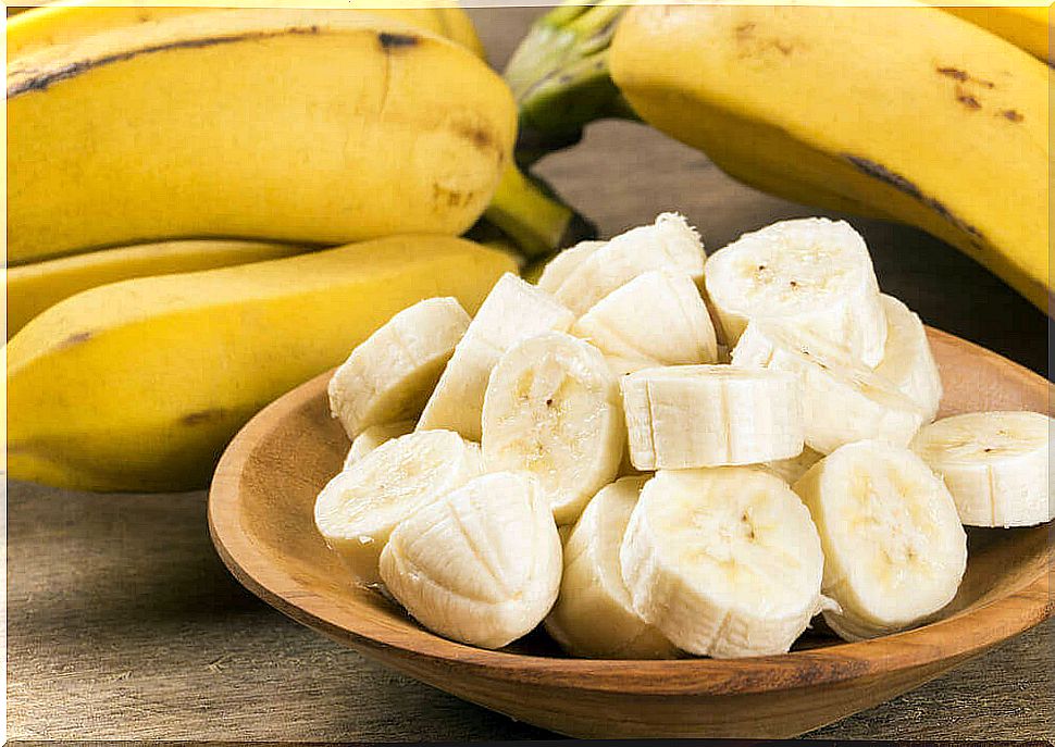 Banana piece for banana dumplings