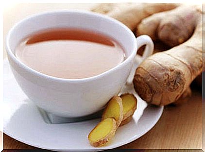 Relieve gastritis with home remedies with ginger tea
