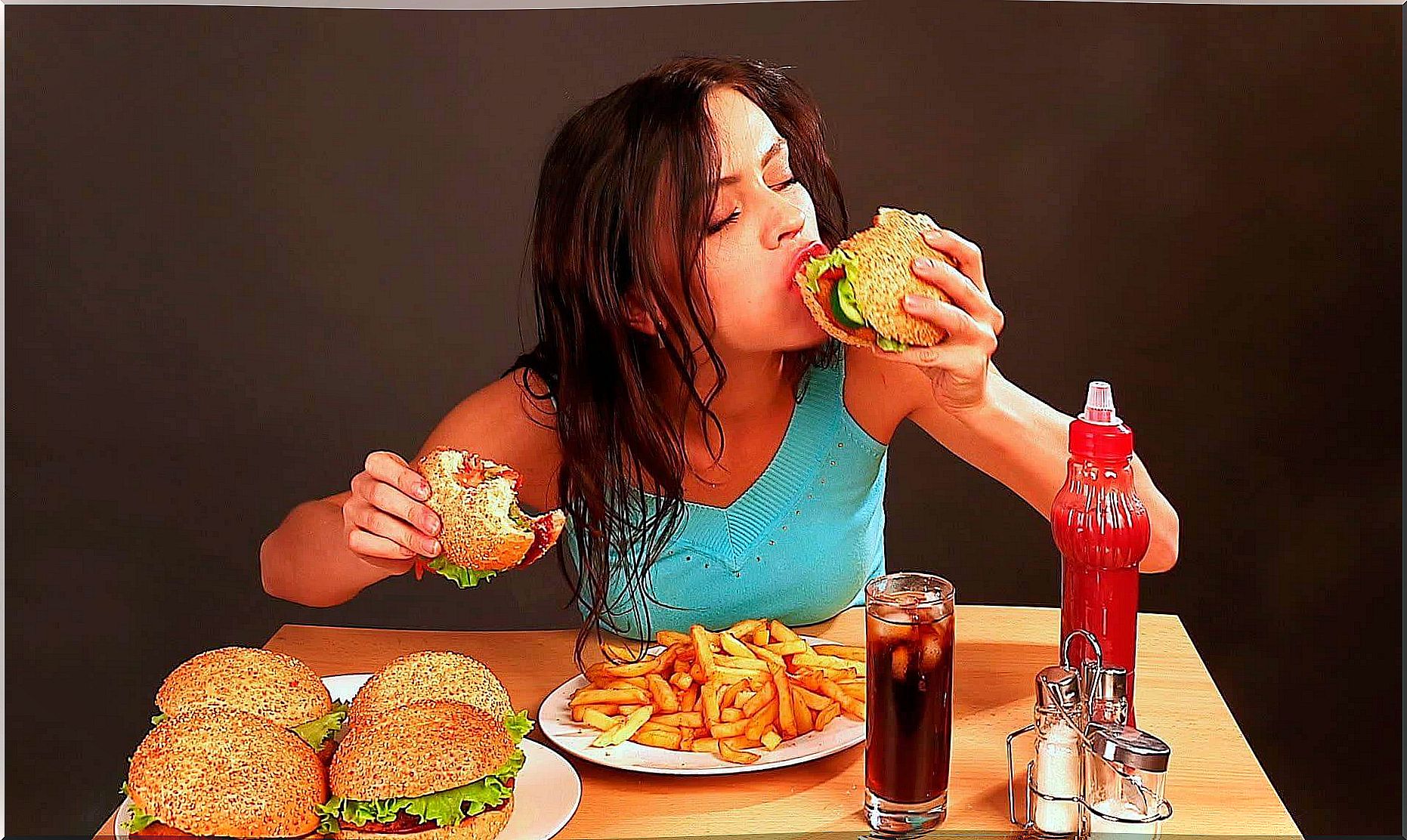 Emotional hunger drives people to eat junk food.