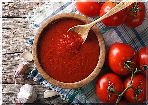 Recipe for eggplant balls with tomato sauce