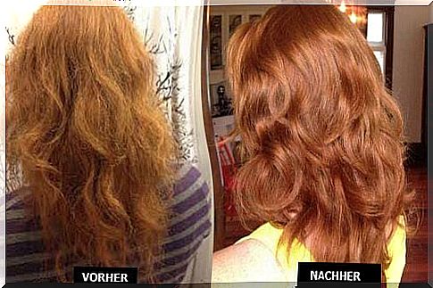 before-after hair conditioner